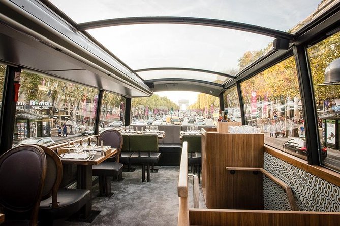 Paris Bustronome Gourmet Sightseeing Lunch on a Panoramic Bus - Logistics and Group Size