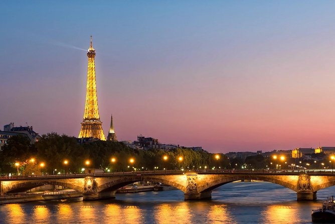 Paris By Night with Seine River Cruise and Roundtrip Luxury Transportation - Private Transportation and Hotel Pickup in Paris