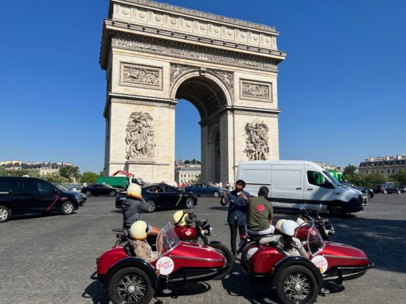 Paris by sidecar 1HR Tour - Key Points