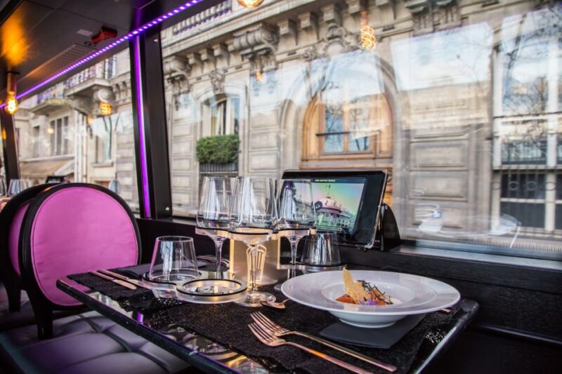 Paris: Champs Elysées Bus Toqué w/Lunch & Glass of Champagne - Parisians’ Style on the Bus Toqué: A Memorable Way to Dine and Discover