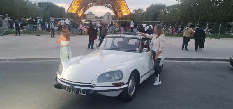 Paris: City Discovery Tour by Vintage Citroën DS Car - The Driver and Guide Experience
