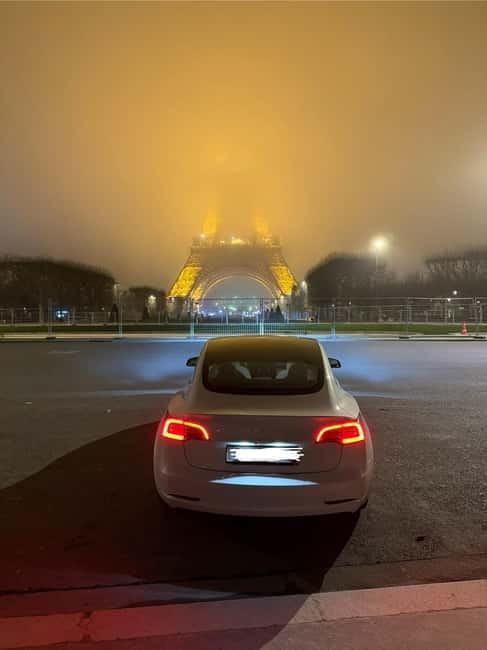 Paris: City Highlights Night Tour in a Tesla - Key Points