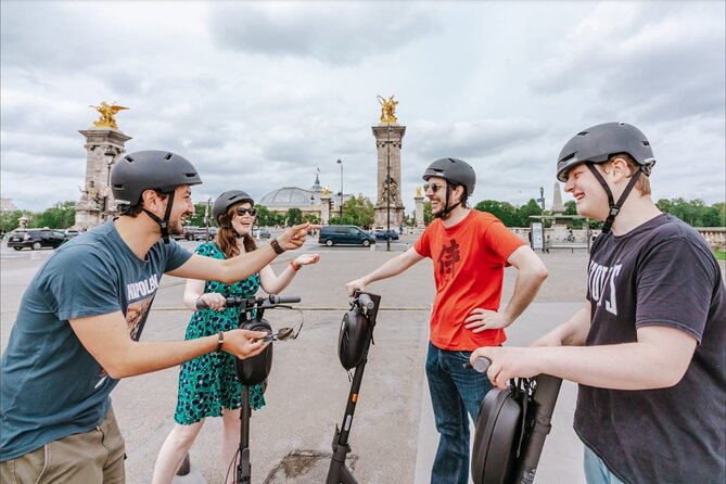 Paris E-Scooter Tour with fun & informative guide (small groups) - Equipment and Safety