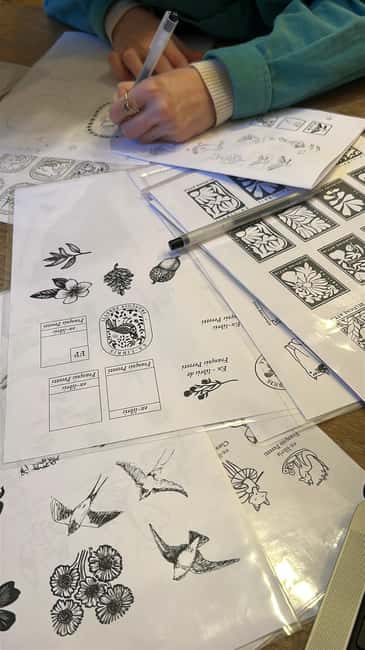 Paris: ex-libris stamp-making and drawing workshop - Discover the Charm of the Paris Ex-Libris Stamp-Making Workshop