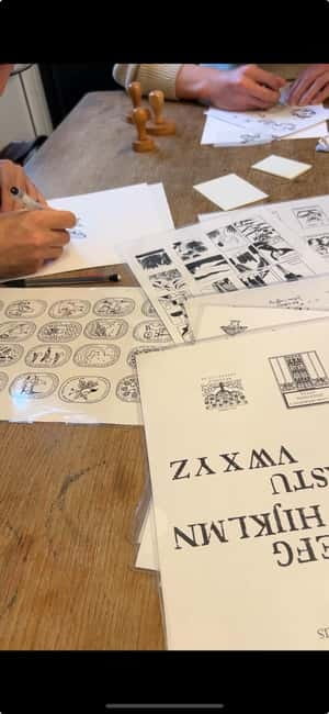 Paris: ex-libris stamp-making and drawing workshop - Key Points
