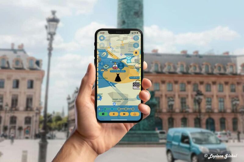 Paris Fashion History Walking Tour with Smartphone App - Key Points