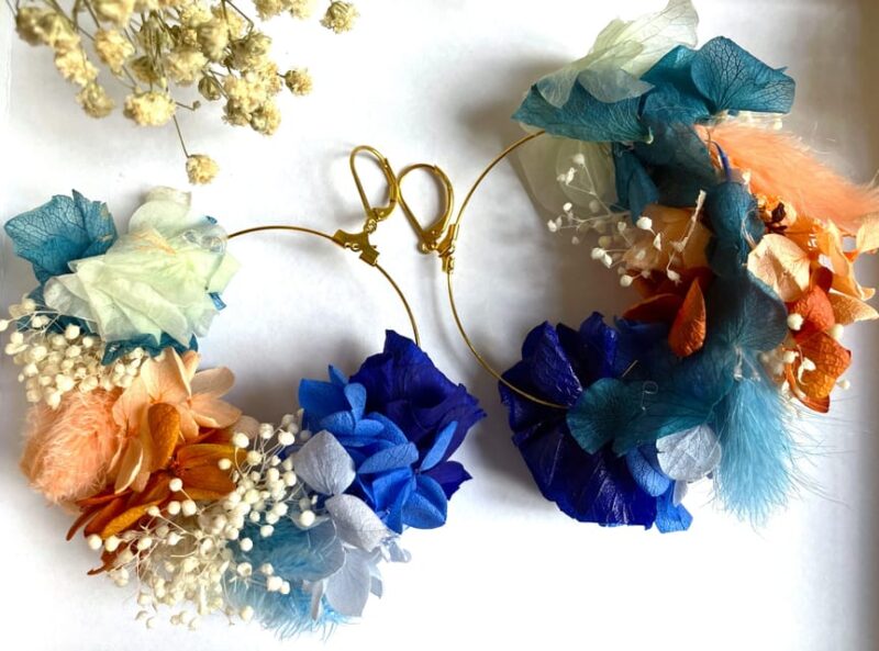Paris: Floral Earrings workshop - Exploring the Wide Range of Materials Available