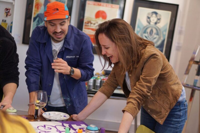 Paris: Graffiti on Canvas Workshop at an Art Studio - What the 2-Hour Graffiti Workshop Entails