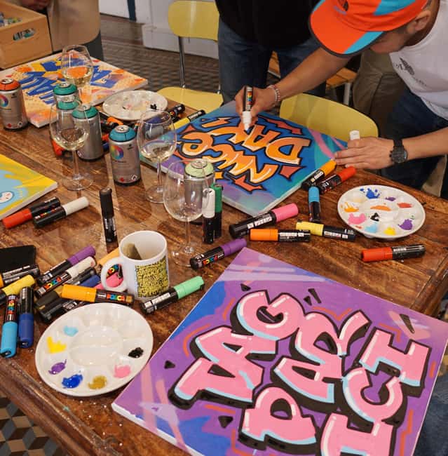 Paris: Graffiti on Canvas Workshop at an Art Studio - Pacing and Duration of the Workshop