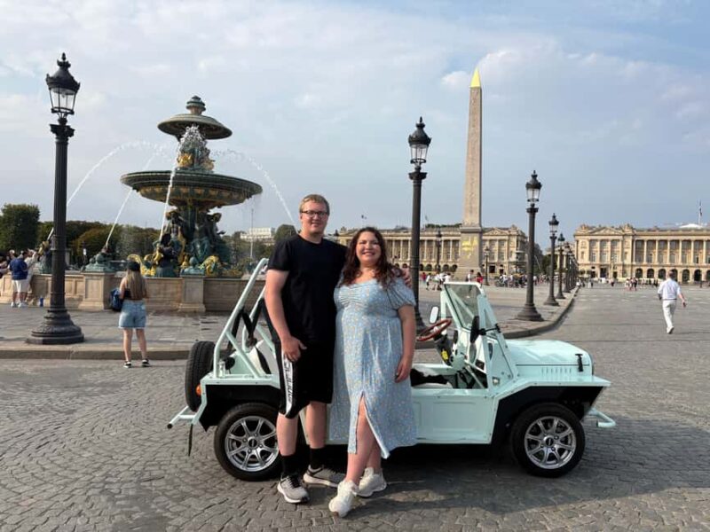 Paris Highlights : 2-hour Private Sightseeing Tour Golf Cart - Discover Paris in a Vintage Electric Mini Moke