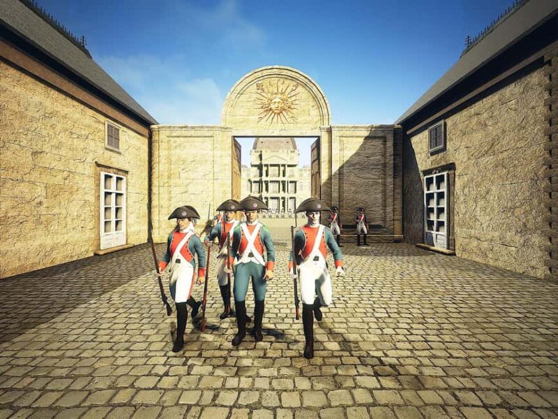 Paris: Immersive Louvre Tour with Virtual Reality - Walking Through the Cour Napoleon with Virtual Time Travel