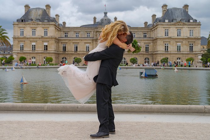 Paris Luxembourg Garden Wedding Vows Renewal Ceremony with Photo Shoot - Ceremony Conducted by a Wedding Celebrant