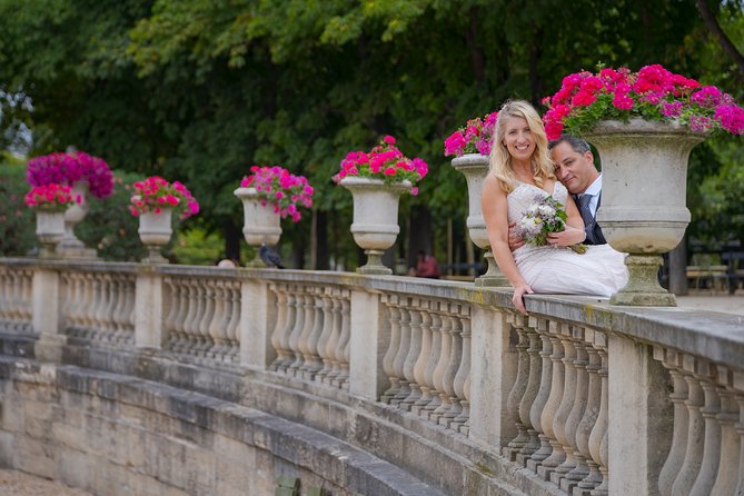 Paris Luxembourg Garden Wedding Vows Renewal Ceremony with Photo Shoot - Location and Stops: Luxembourg and Nearby