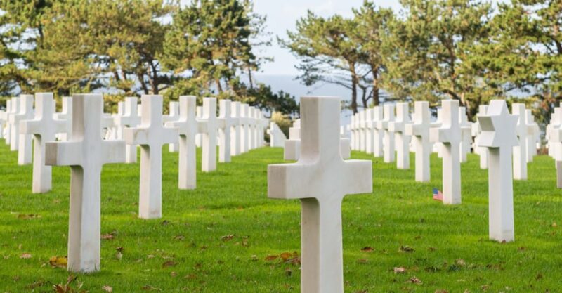 Paris: Normandy D-Day Sights Day Trip with Hotel Transfers - Visiting the American Cemetery at Colleville-sur-Mer