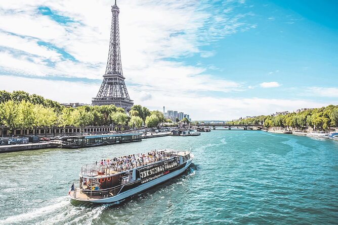 Paris - One Hour Seine River Cruise with Recorded Commentary - Starting Point at Port de la Bourdonnais Near Eiffel Tower