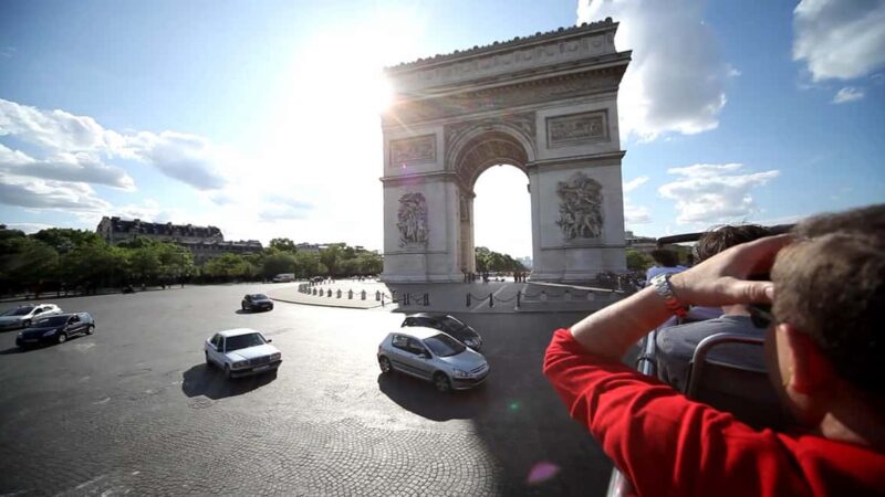 Paris: Openair Double Decker Bus Audio-Guided City Tour - Key Points