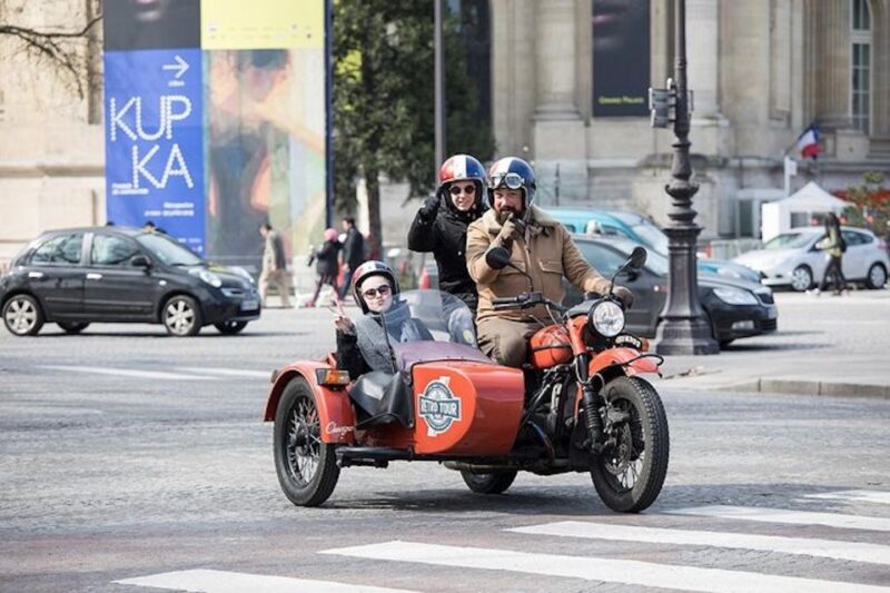 Paris Premium & Private Highlights city tour on Sidecar - Exploring Paris from a Vintage Retro Motorbike Sidecar