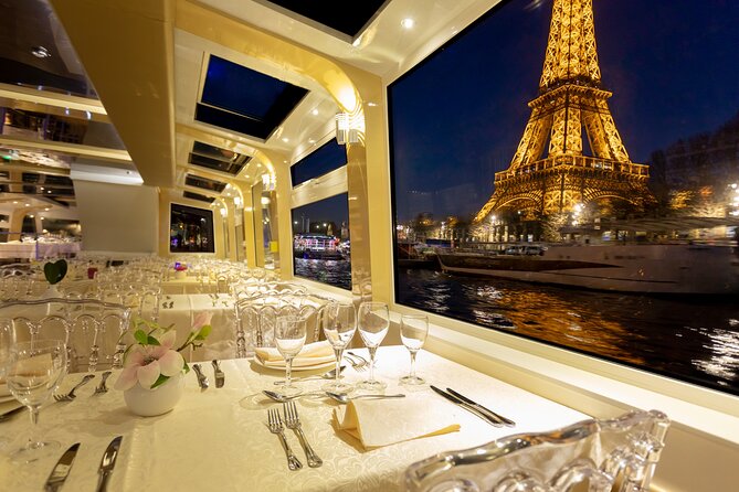 Paris Prestige Dinner Cruise from Eiffel Tower Area - Starting Near the Eiffel Tower for a Luxurious Dinner