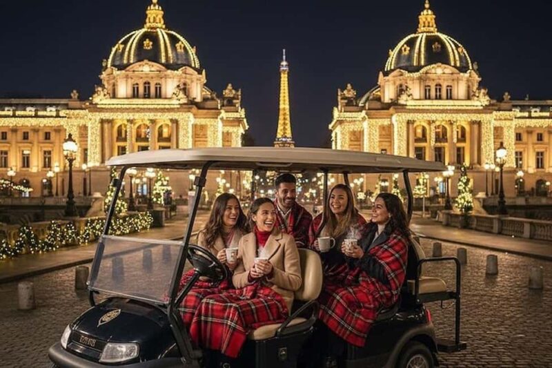 Paris: Private Christmas Lights Tour by Golf Cart - Experience the Magic of Paris During the Holidays in a Private Golf Cart Tour