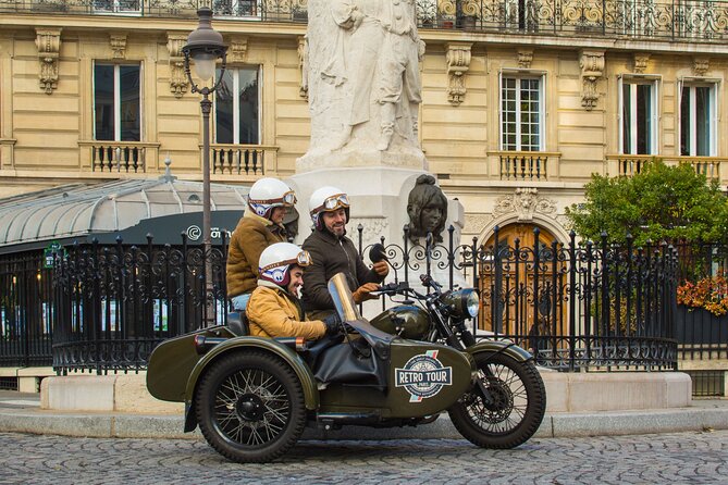 Paris Private Flexible Duration Guided Tour on a Vintage Sidecar - From the Trocadéro’s Majestic Views to the Artistic Heart of Montmartre