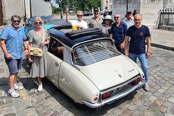 Paris Private Guided Tour in a Vintage Open Top French Car - The Art and Charm of Montmartre