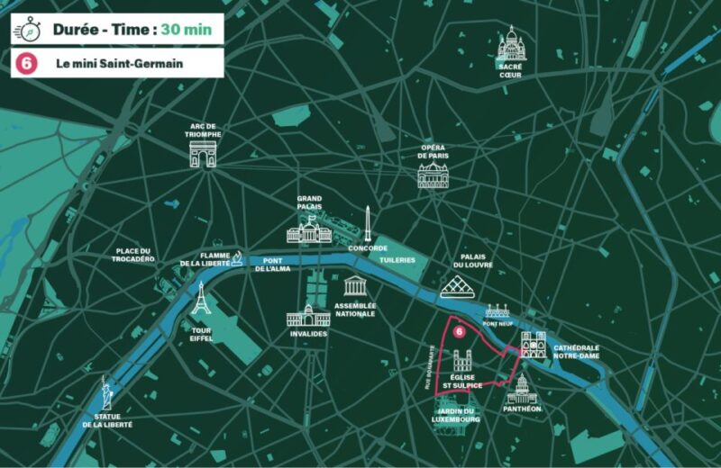 Paris : Private guided tour Rickshaw bike - Saint-Germain - Iconic Bridges and Cultural Landmarks