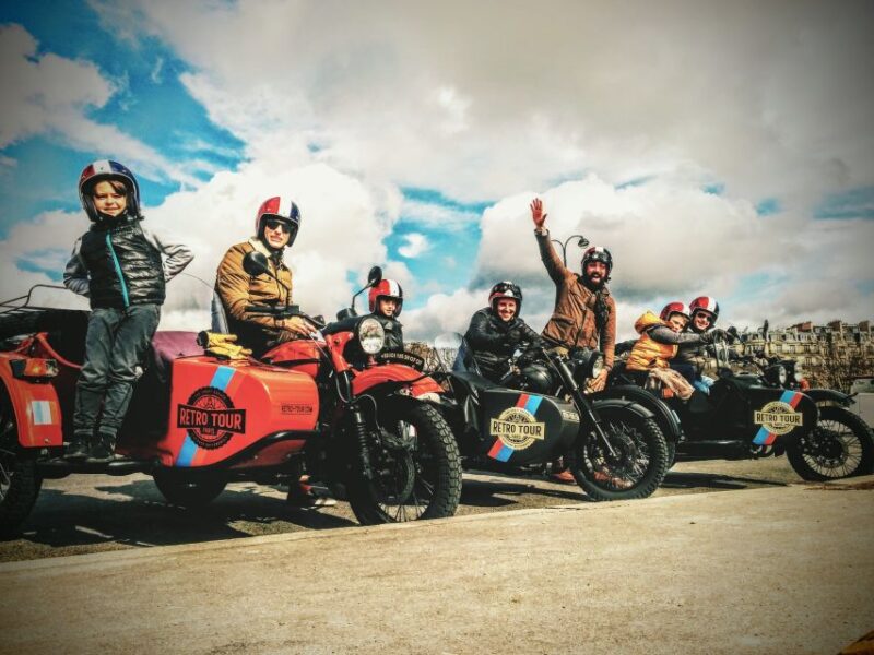 Paris: Private, Tailor made, Guided Tour on Vintage Sidecar - Riding in a Vintage Motorcycle Sidecar in the Heart of Paris
