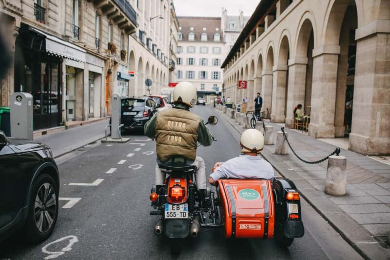 Paris: Private, Tailor made, Guided Tour on Vintage Sidecar - The Experience Provider: RETRO TOUR Paris