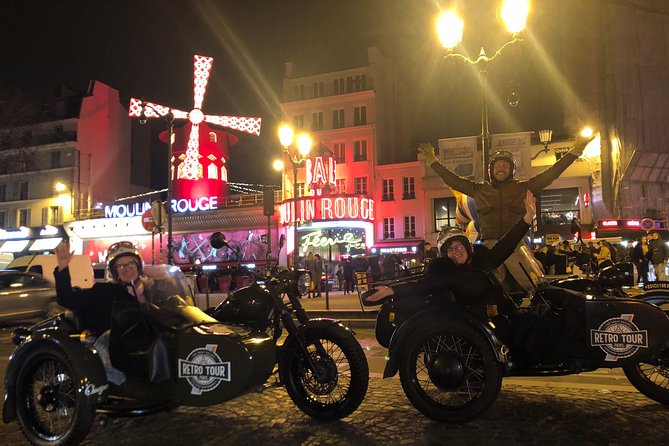 Paris Romantic & Private Tour By Night on a Sidecar Ural - Champagne Toast and Special Touches