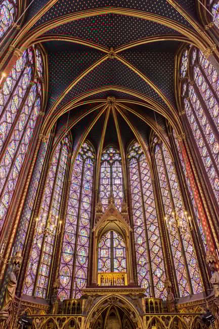 Paris: Sainte-Chapelle, Conciergerie & Notre Dame Tour - Sainte-Chapelle’s Dazzling Stained Glass Windows