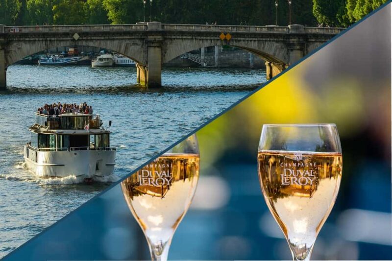 Paris: Seine River Cruise with Champagne from Eiffel Tower - Key Points