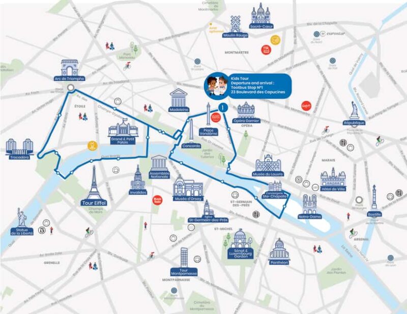 Paris: Tootbus Kids Bus Tour Experience - Discover the Tootbus Kids Bus Tour in Paris