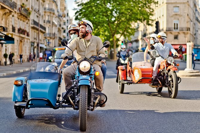 Paris Vintage Olympic Tour on Sidecar Motorcycle - Safety and Comfort on Vintage Sidecars