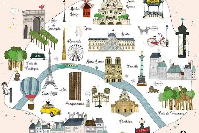 Paris Walking Tour , Historical Sites . - Crossing the Pont Neuf and Exploring the Seine