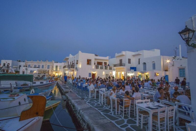 Paros: Private Sunset Highlights MiniVan Tour - Experiencing Naousa’s Vibrant Atmosphere