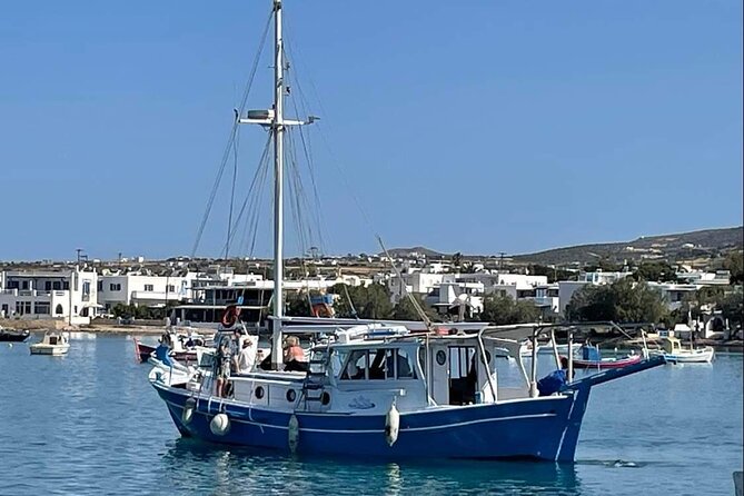 Paros Sunset Cruise - Setting Sail on the Wooden Boat Meraki in Paros