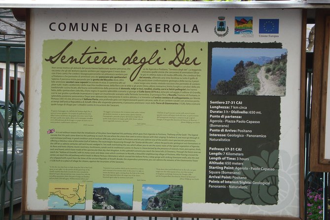 Path of the Gods Hiking Tour+Transfer Sorrent Castellammar Pompeii - The Charm of Agerola Before the Hike