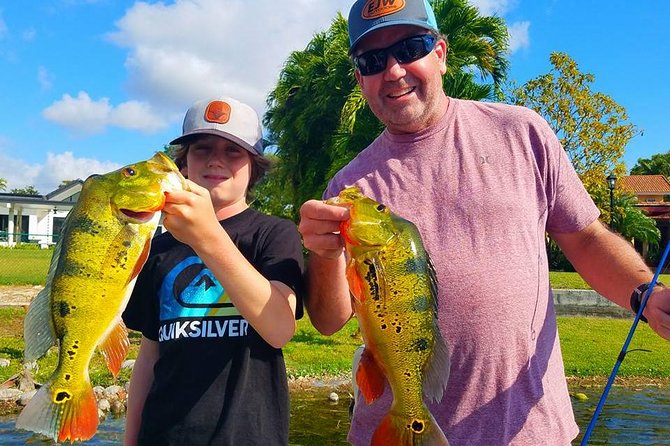 Peacock Bass Fishing Trips Near Miami Florida - The Experience of the Boat and Wildlife Watching