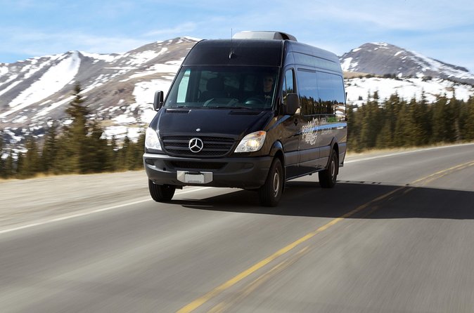 Peak1 Express - Denver Airport Transportation to Keystone River Run - Comfortable Mercedes Sprinter Vehicles for Colorado Mountain Transfers