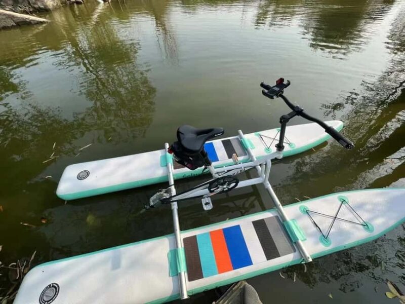 Pedal over the waters of the Os Peares reservoir! - Scenic setting of Os Peares reservoir in the Ribeira Sacra