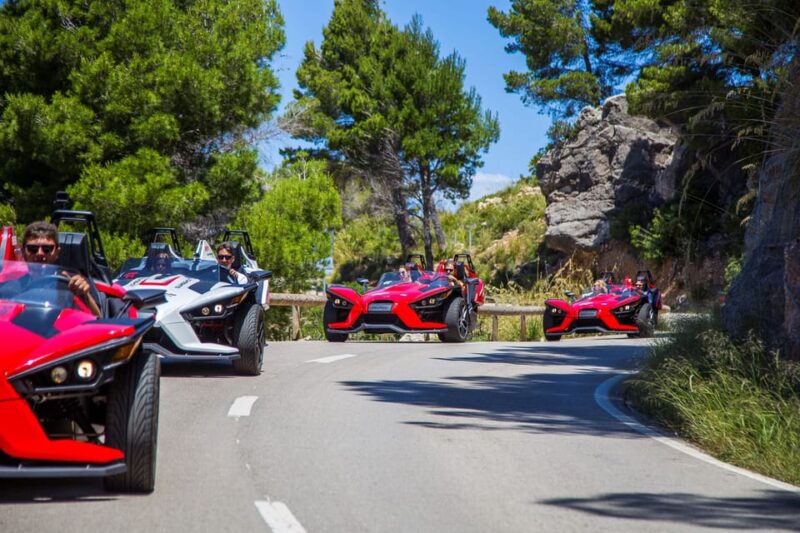 Peguera: Racing Car Drive and Jet Ski Combo Tour - Adrenaline-Fueled Race Car Driving in Sierra de Tramuntana