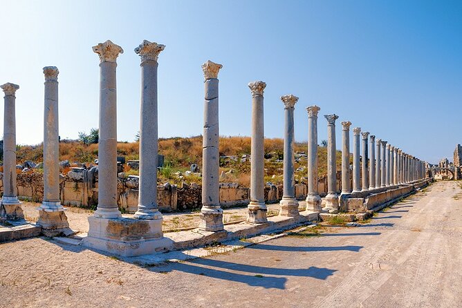 Perge Aspendos Aquaduct Side with Waterfall - Discovering the City of Side: A Blend of Ancient and Modern