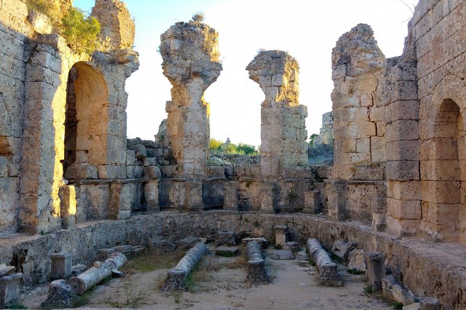 Perge Aspendos Side and Manavgat Waterfall Tour - The Temple of Apollo at Side: Scenic and Historic