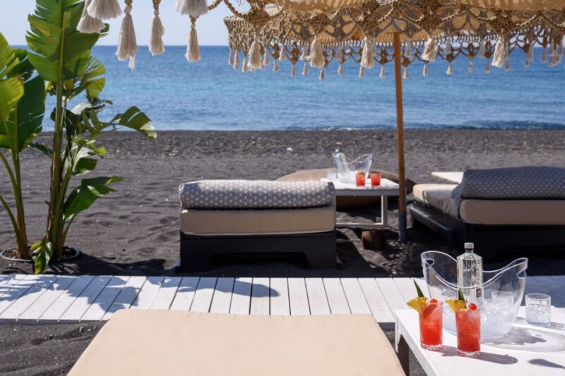 Perivolos Beach: Sun-Bed Experience FortyOne Bar Restaurant - Comparing the Cost and Value