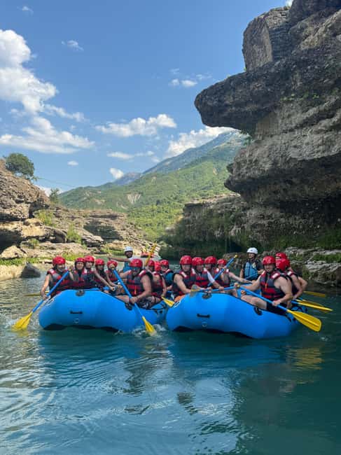 Permet: Rafting Tour with Cliff Jumping and Thermal Baths - Key Points