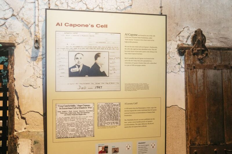 Philadelphia: Eastern State Penitentiary Admission - The Audio Tour: Narration and Stops