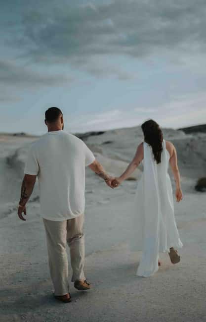 Photo & Drone video at Sarakiniko Beach - Exploring Sarakiniko Beach’s Unique Landscape