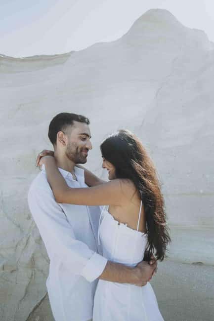 Photo & Drone video at Sarakiniko Beach - Cinematic Drone Photography and Video from Above