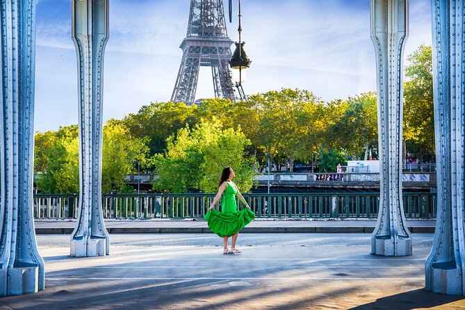 Photo Session Around Eiffel Tower - The Seine Riverfront and the Bir-Hakeim Bridge as Photo Locations