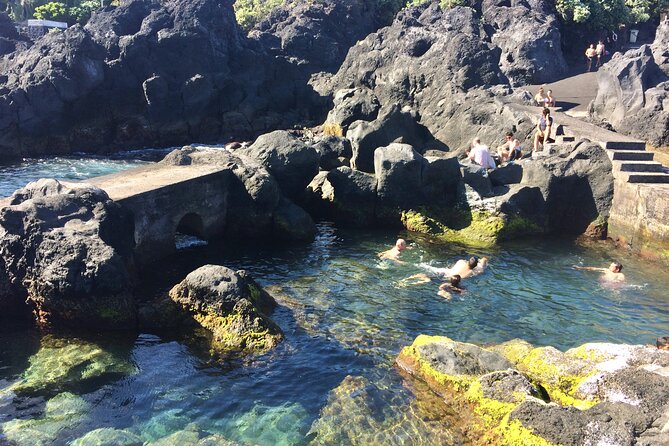 Pico Girl Power Wine Tasting and Cultural Experience - Refreshing at a Natural Swimming Pool